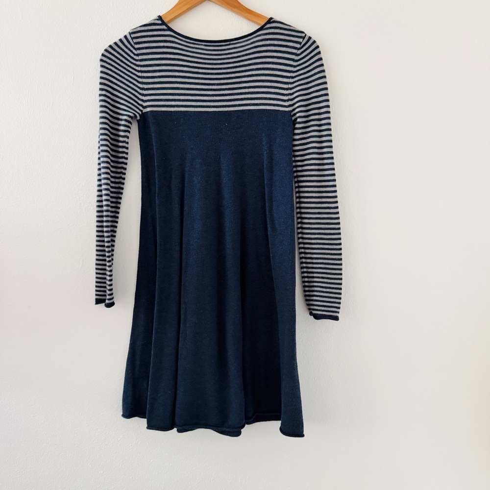 Artisan New York Cashmere Blend Long Sleeve Striped Dress - Picture 2 of 4